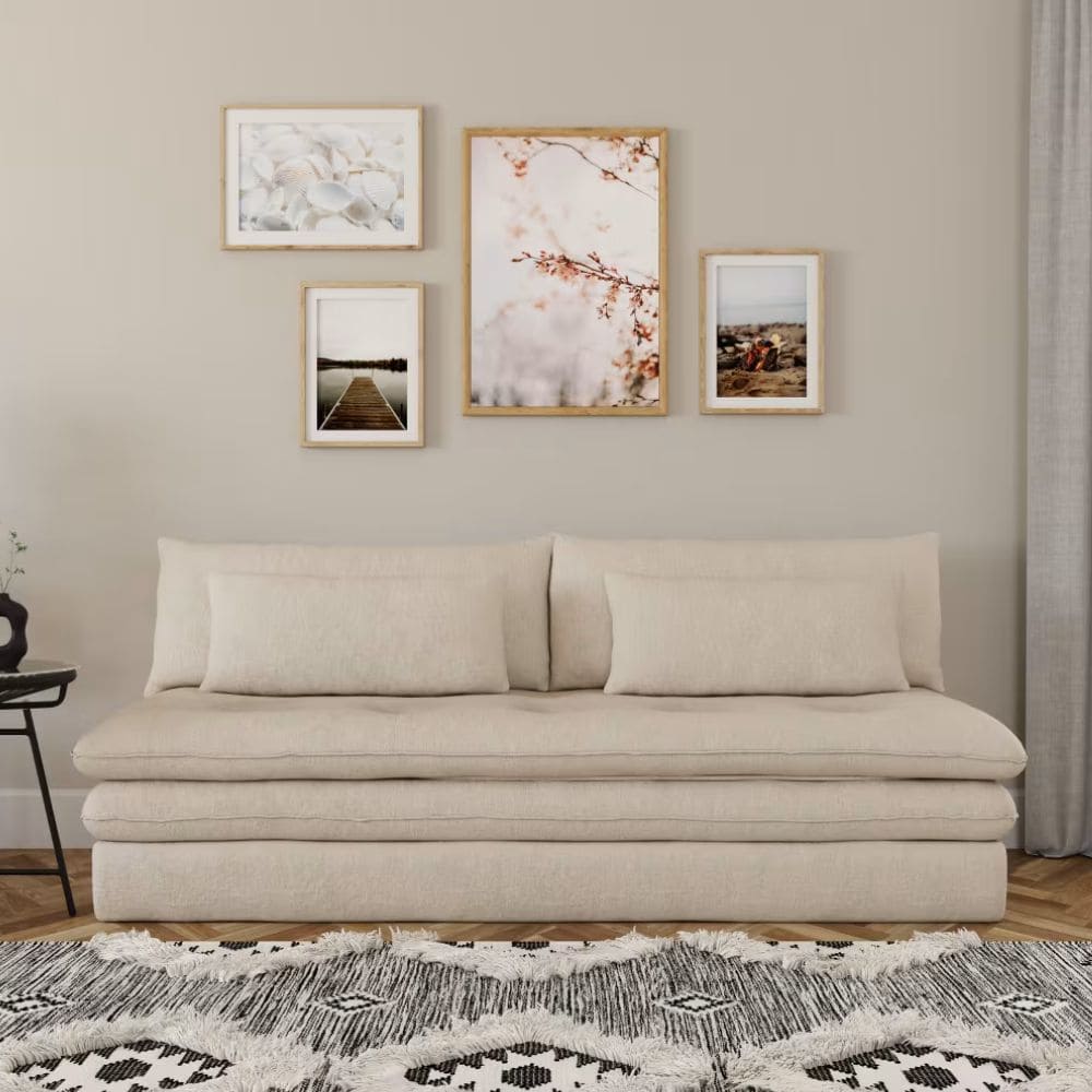 Canapé Clio Maisons du Monde dans salon cosy